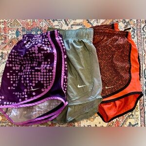Bundle of 3 Women’s Nike Dri-Fit Running Shorts Medium